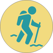 hiking icon