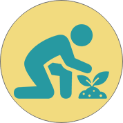 planting flower icon