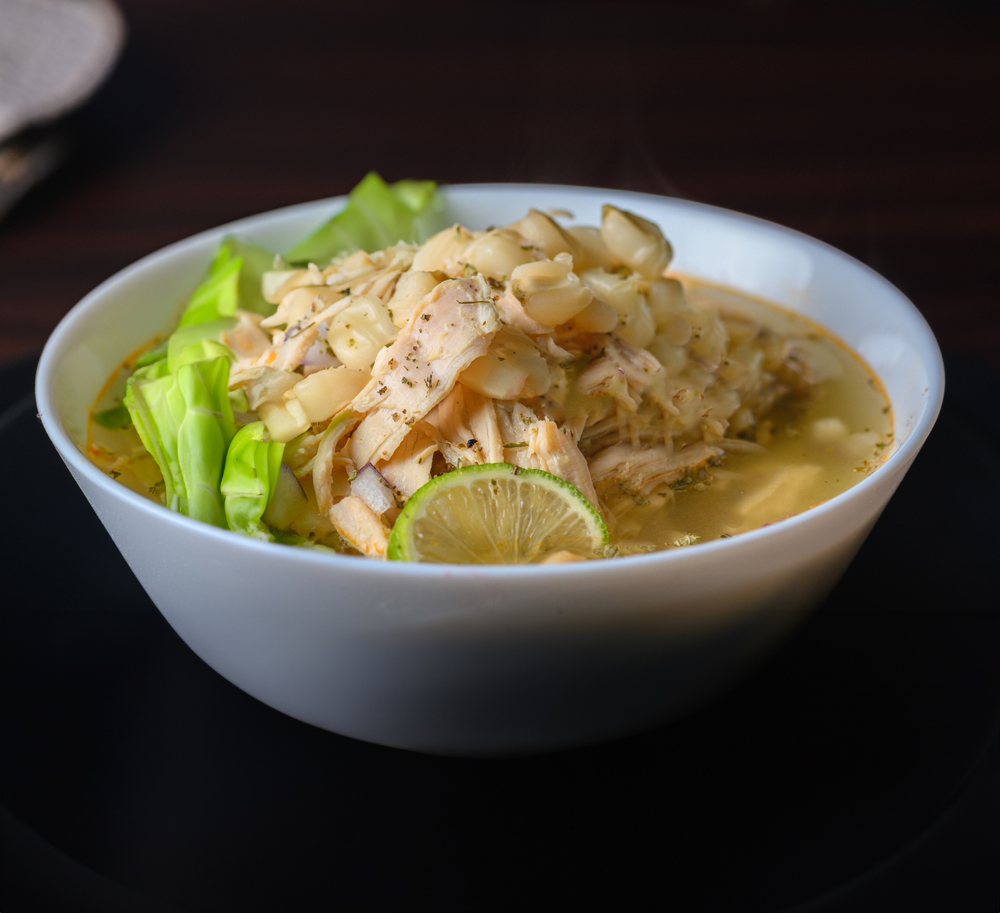 Mexican,Green,Pozole.,Chicken,And,Maize,Stew.,Mexican,Cuisine